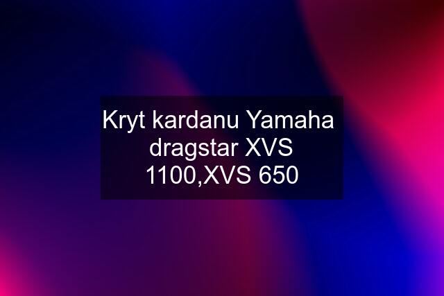 Kryt kardanu Yamaha  dragstar XVS 1100,XVS 650