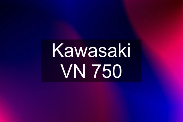 Kawasaki VN 750