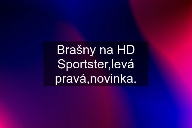 Brašny na HD Sportster,levá pravá,novinka.