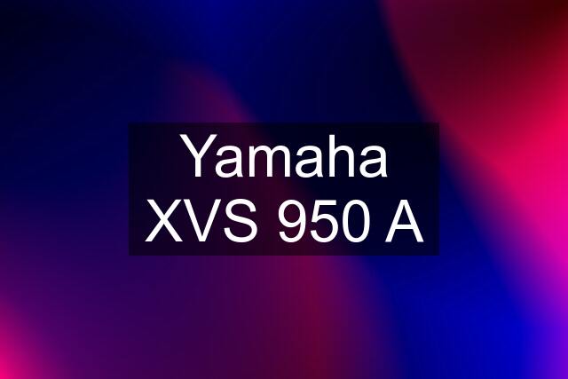 Yamaha XVS 950 A