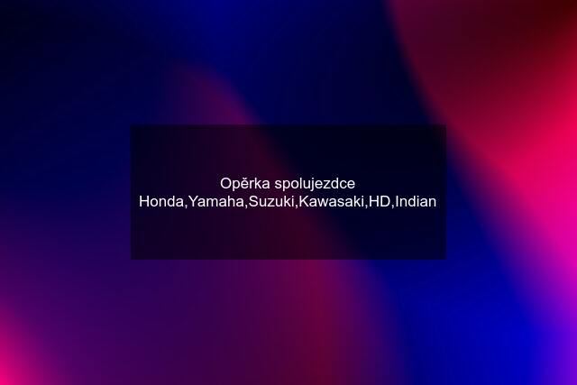 Opěrka spolujezdce Honda,Yamaha,Suzuki,Kawasaki,HD,Indian