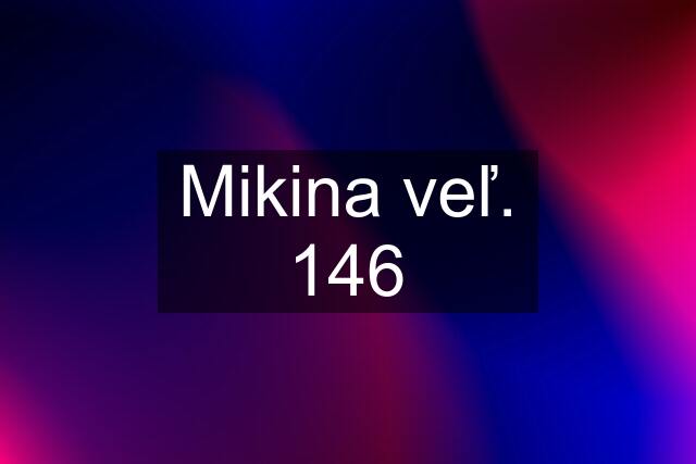 Mikina veľ. 146