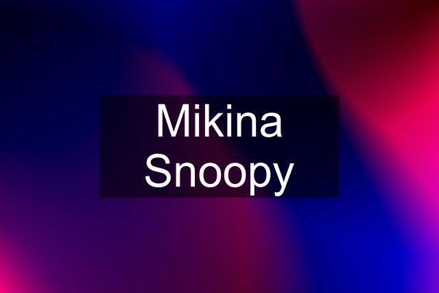 Mikina Snoopy