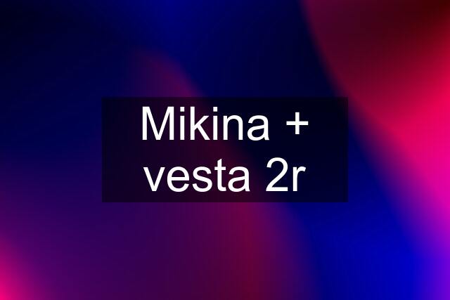 Mikina + vesta 2r