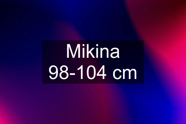 Mikina 98-104 cm