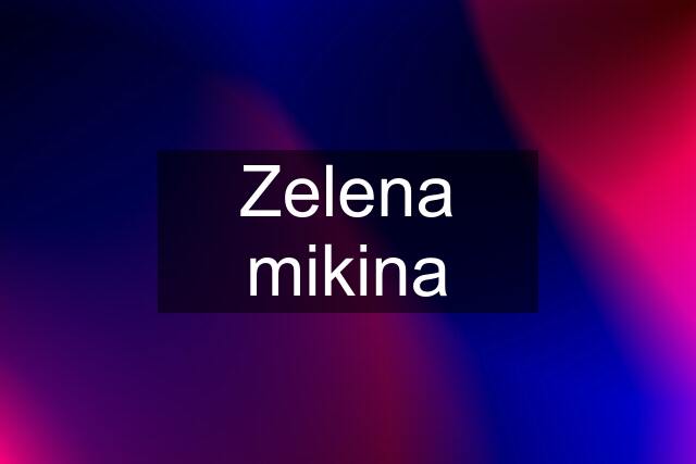 Zelena mikina