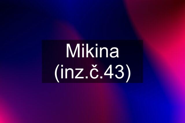 Mikina (inz.č.43)