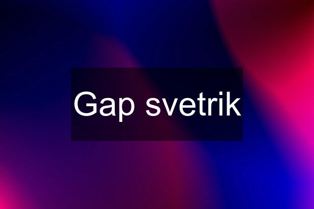 Gap svetrik