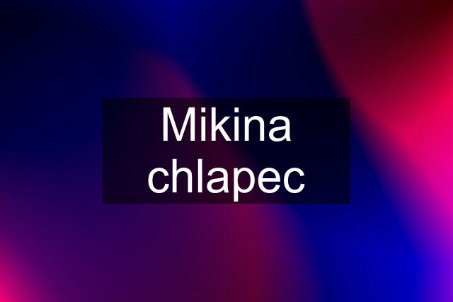 Mikina chlapec