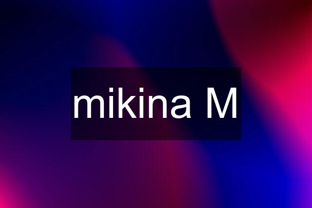 mikina M