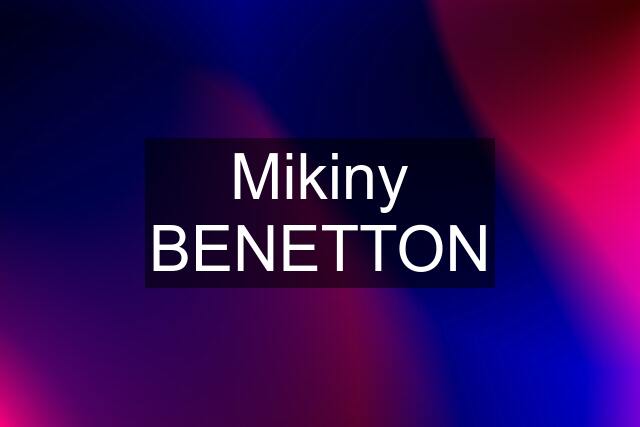 Mikiny BENETTON