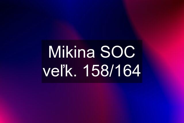 Mikina SOC veľk. 158/164