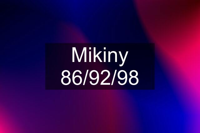 Mikiny 86/92/98