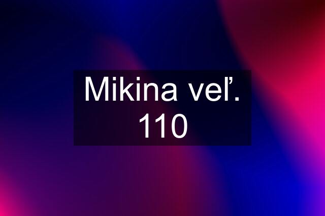 Mikina veľ. 110