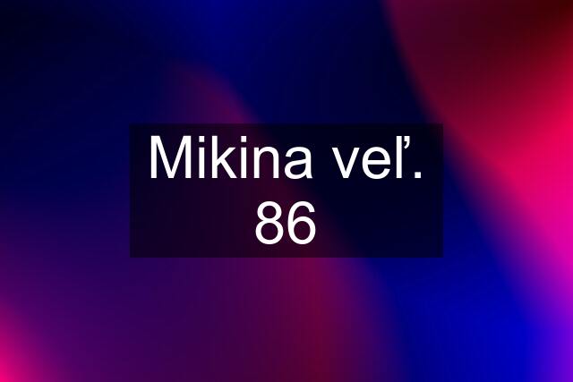 Mikina veľ. 86