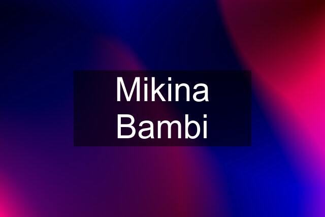 Mikina Bambi