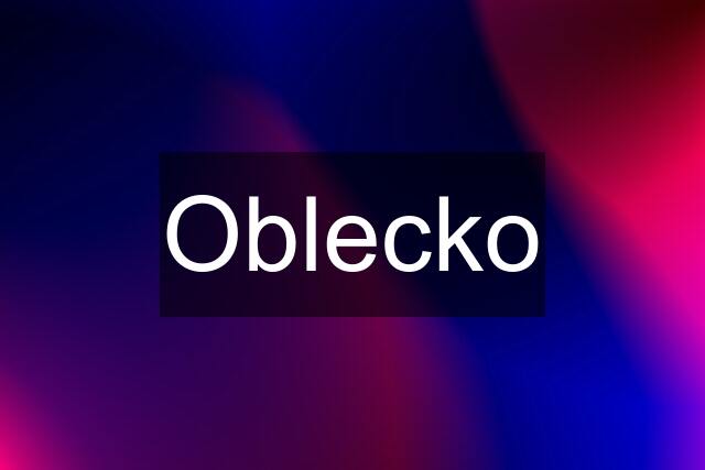 Oblecko