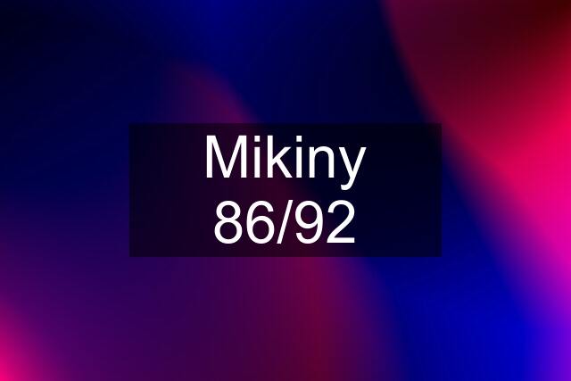 Mikiny 86/92