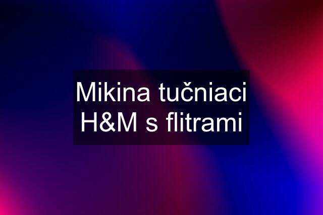 Mikina tučniaci H&M s flitrami