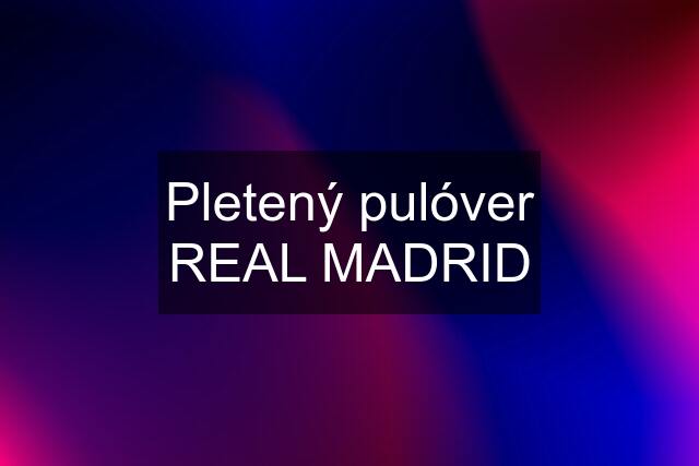 Pletený pulóver REAL MADRID