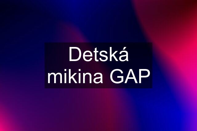 Detská mikina GAP