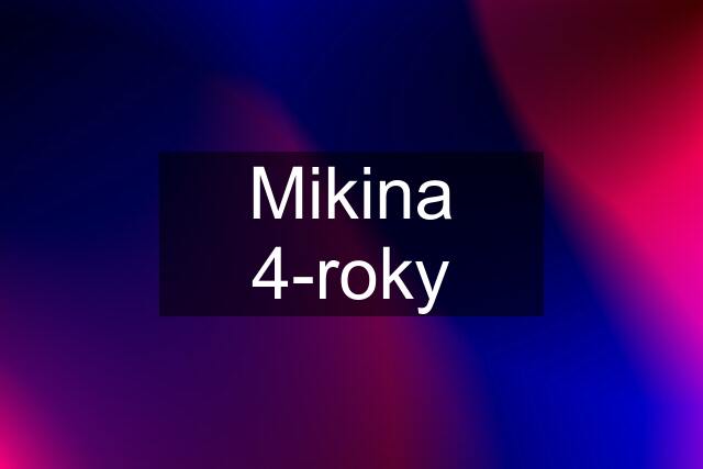 Mikina 4-roky