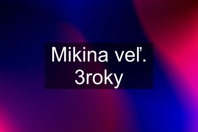 Mikina veľ. 3roky