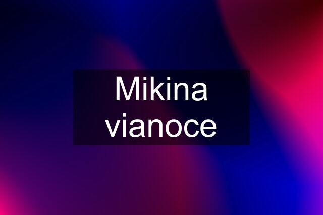 Mikina vianoce