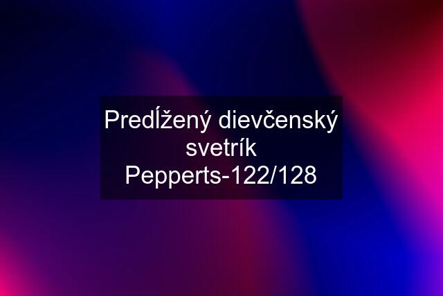 Predĺžený dievčenský svetrík Pepperts-122/128