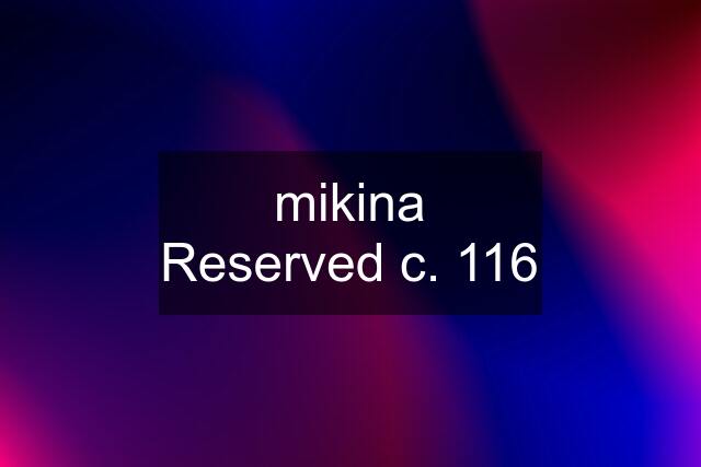 mikina Reserved c. 116