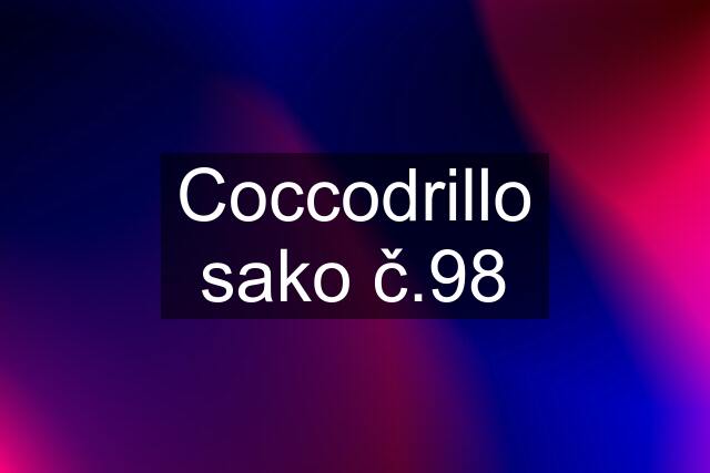 Coccodrillo sako č.98