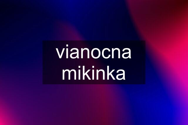 vianocna mikinka