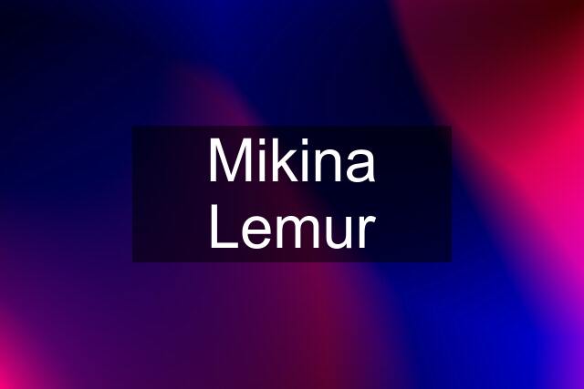 Mikina Lemur