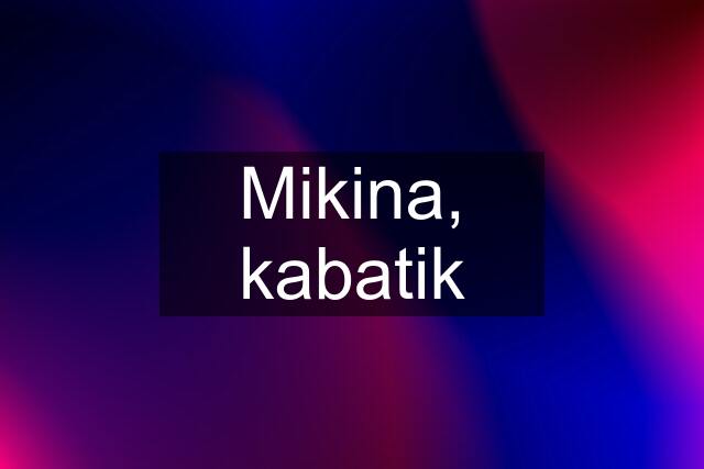 Mikina, kabatik