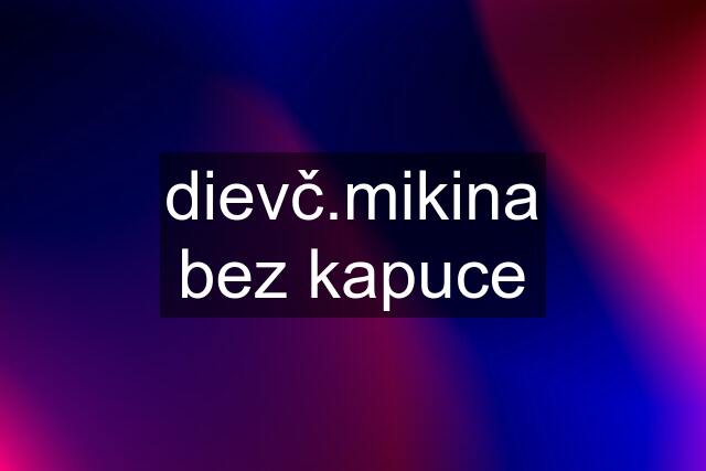 dievč.mikina bez kapuce