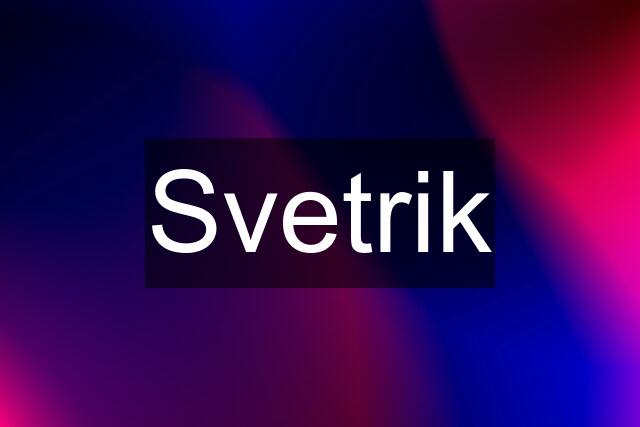 Svetrik