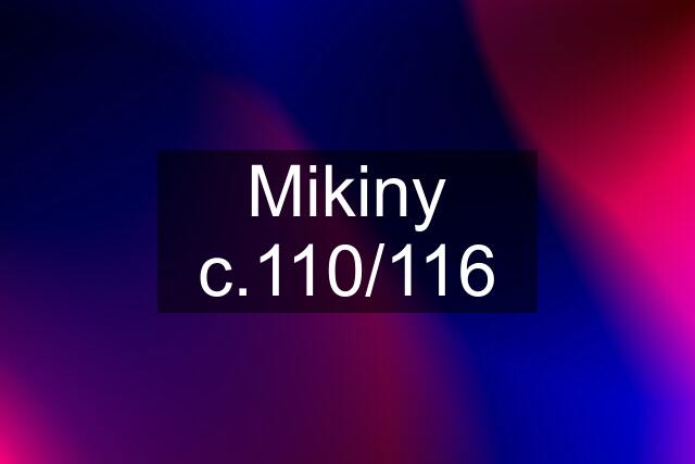 Mikiny c.110/116