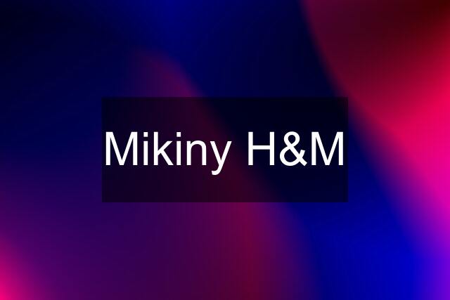 Mikiny H&M