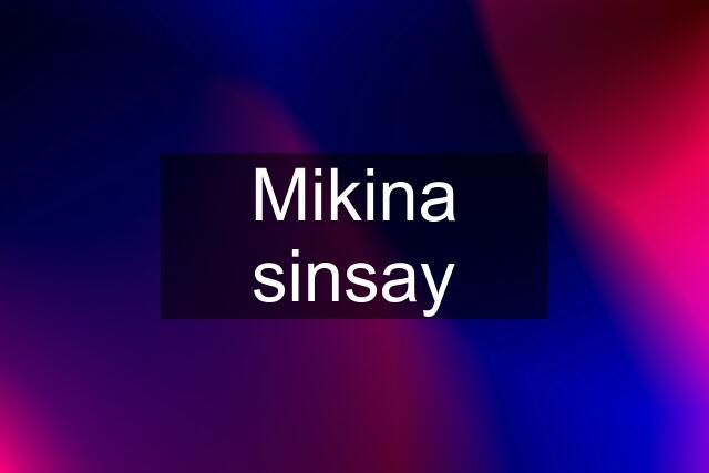 Mikina sinsay