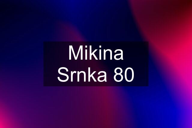 Mikina Srnka 80