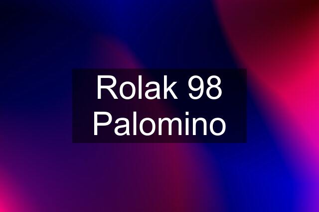 Rolak 98 Palomino