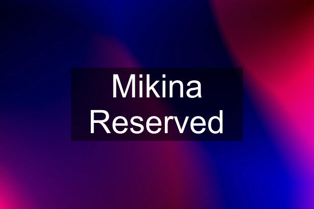 Mikina Reserved