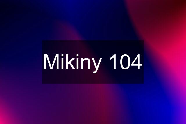 Mikiny 104