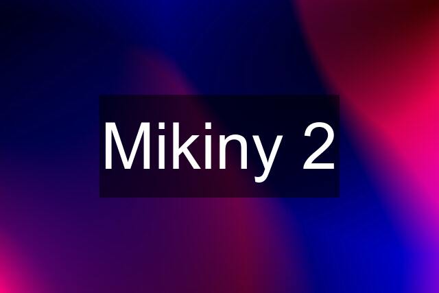 Mikiny 2