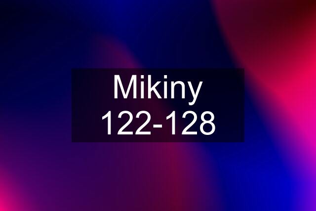 Mikiny 122-128