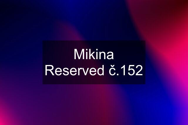 Mikina Reserved č.152