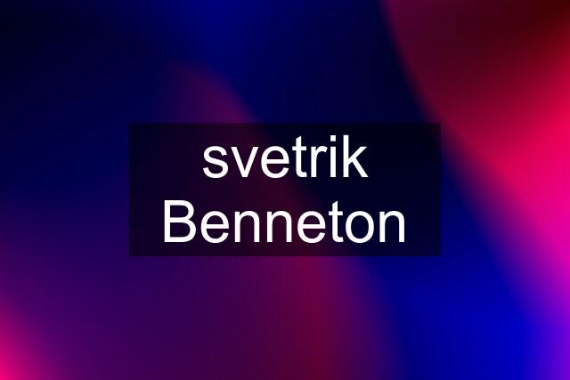 svetrik Benneton