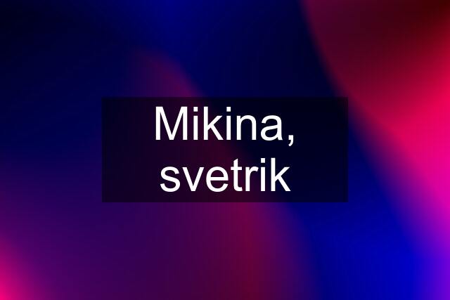 Mikina, svetrik