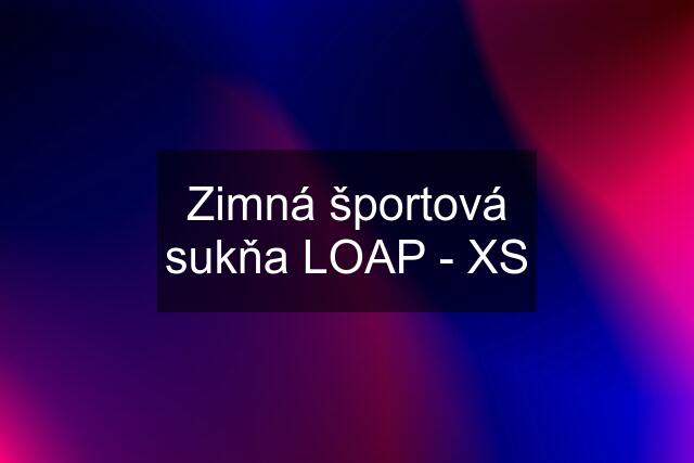 Zimná športová sukňa LOAP - XS