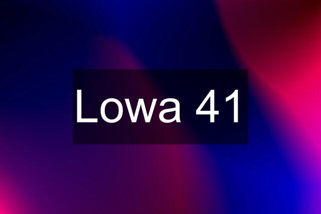 Lowa 41